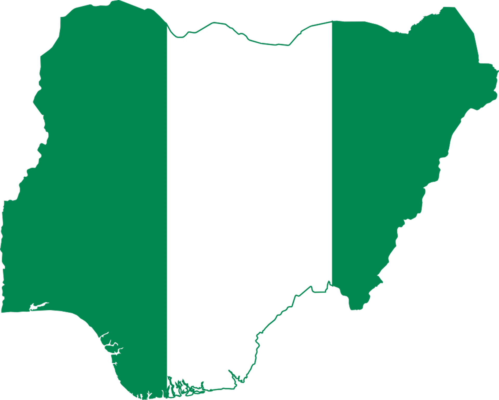 Nigeria Map Background